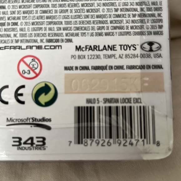 HALO 5 SPARTAN LOCKE EXCLUSIVE COLLECTIBLE FIGURINE•UNOPENED IN ORIGINAL BOX - Picture 5 of 5